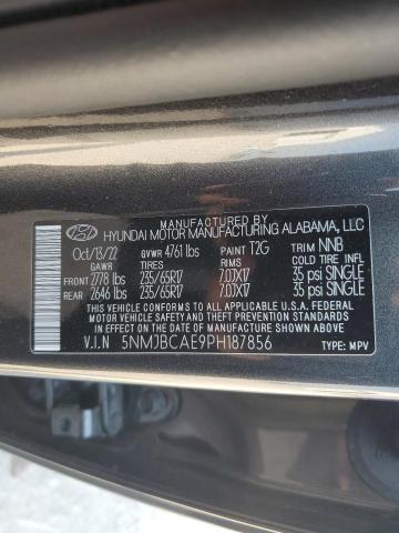 2023 HYUNDAI TUCSON SEL - 5NMJBCAE9PH187856
