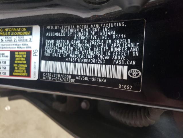 VIN 4T4BF1FK6ER381263 2014 Toyota Camry, L no.13