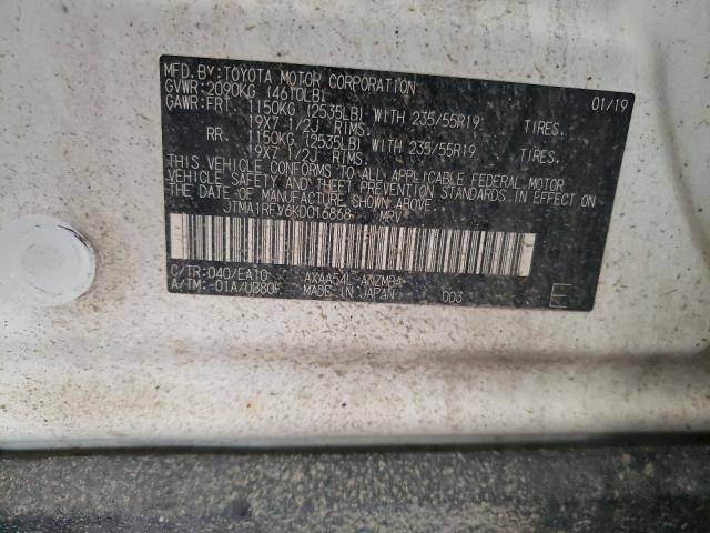 2019 TOYOTA RAV4 XLE P - JTMA1RFV6KD016868