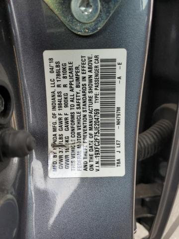 2018 HONDA CIVIC EX - 19XFC2F75JE204769