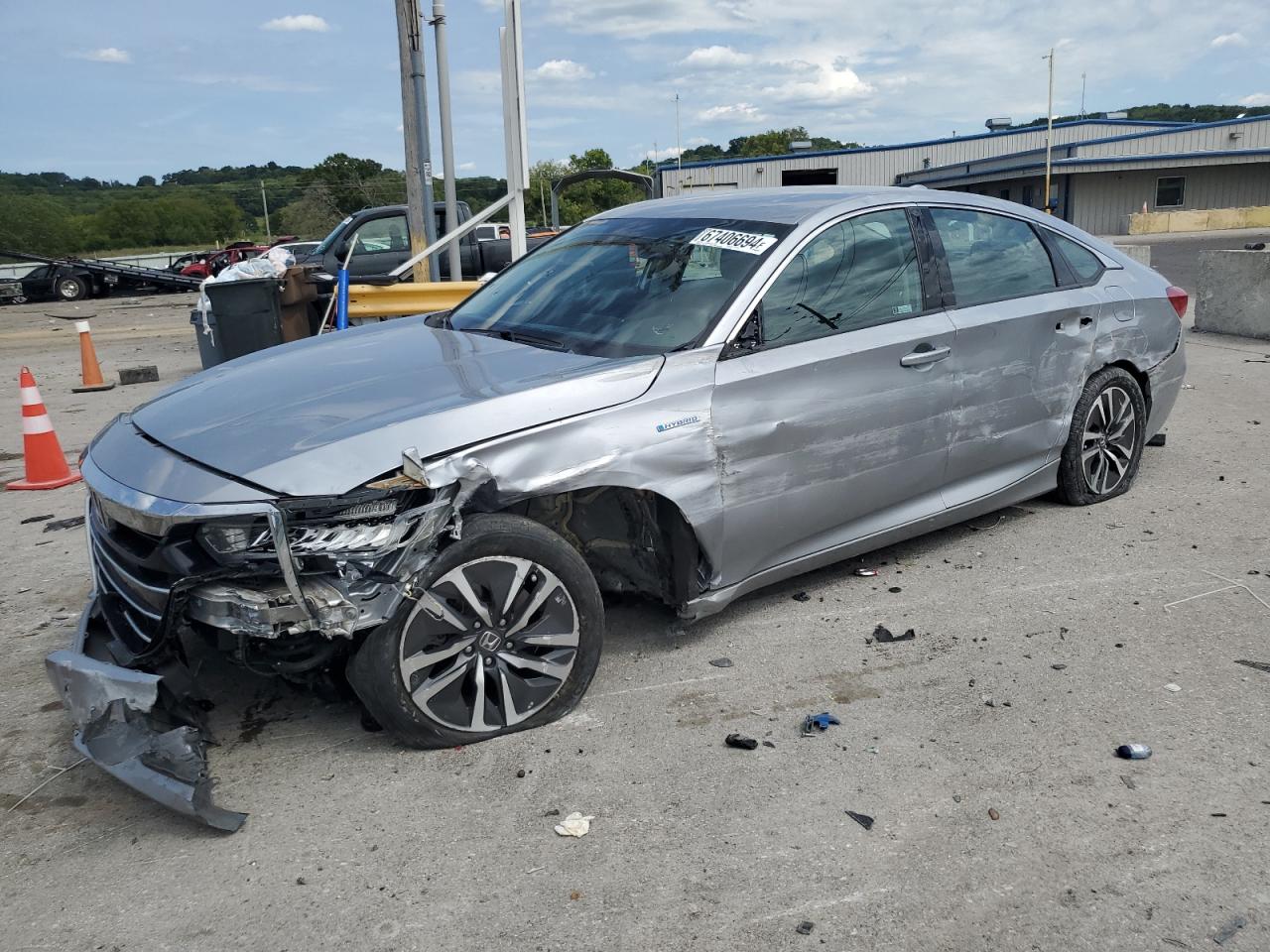 Lot #2986742278 2021 HONDA ACCORD HYB