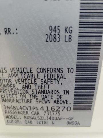 2023 NISSAN ALTIMA SR - 1N4BL4CV1PN416270