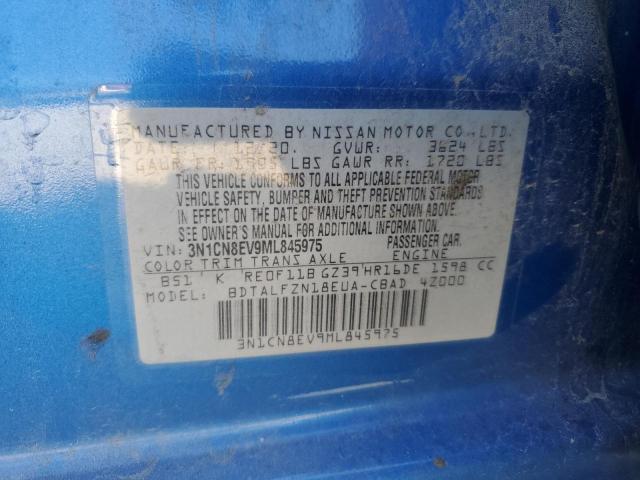 2021 NISSAN VERSA SV - 3N1CN8EV9ML845975