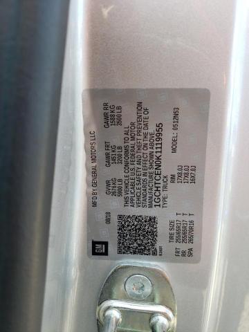 2019 CHEVROLET COLORADO L - 1GCHTCEN0K1119955