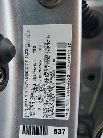 2018 TOYOTA TACOMA DOU - 3TMAZ5CN6JM064119