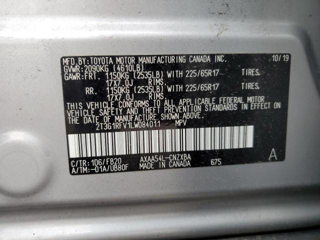 2020 TOYOTA RAV4 LE - 2T3G1RFV1LW084011