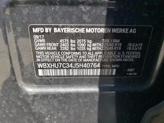 VIN WBXHU7C34J5H40764 2018 BMW X1, Sdrive28I no.13