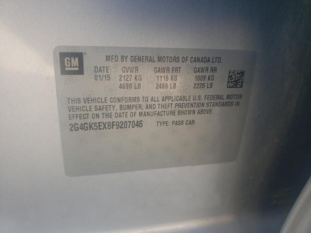 2015 BUICK REGAL 2G4GK5EX8F9207046