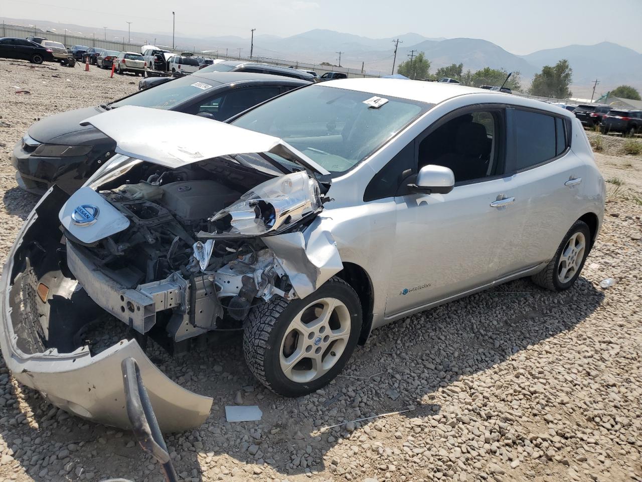 Lot #2740984618 2013 NISSAN LEAF S