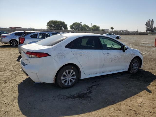 TOYOTA COROLLA LE 2021 white  hybrid engine JTDEAMDE8MJ033974 photo #4