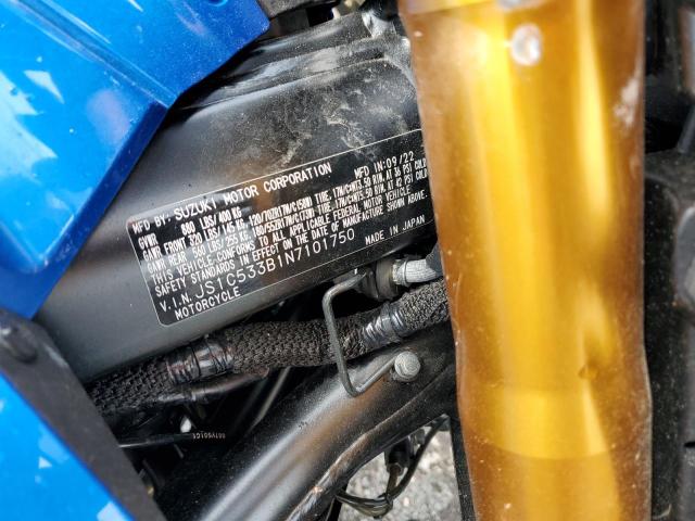 2022 SUZUKI GSX-S750 M - JS1C533B1N7101750