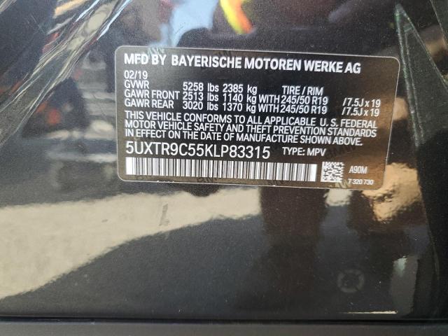 VIN 5UXTR9C55KLP83315 2019 BMW X3, Xdrive30I no.13