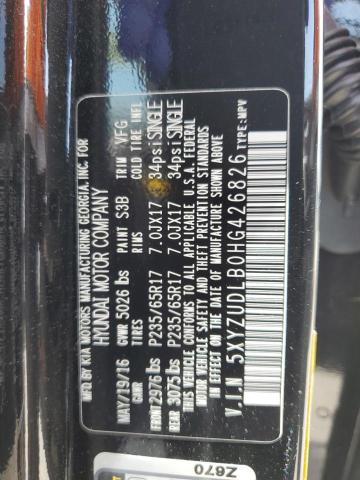 2017 HYUNDAI SANTA FE S - 5XYZUDLB0HG426826