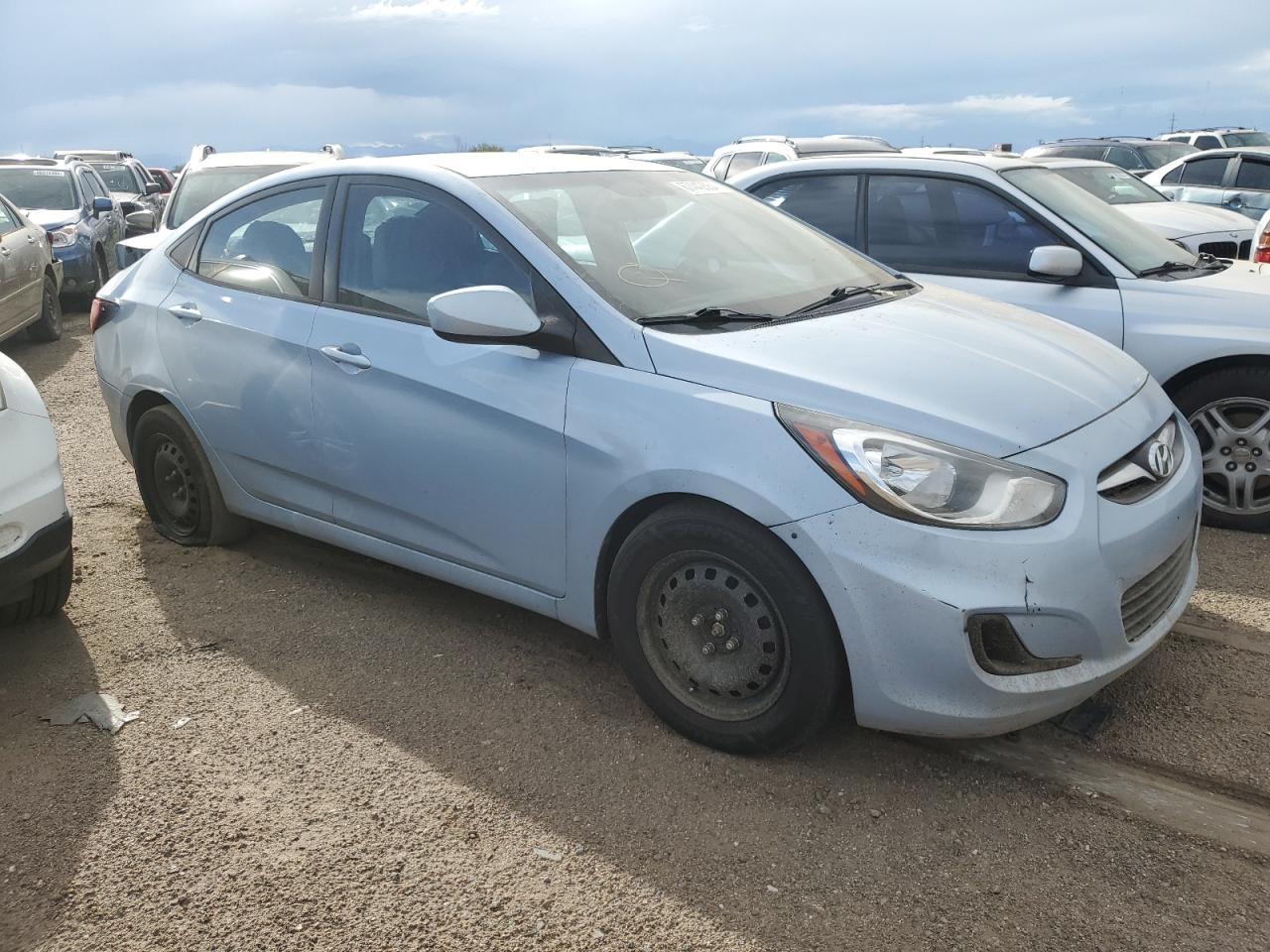 Lot #2853287767 2014 HYUNDAI ACCENT GLS