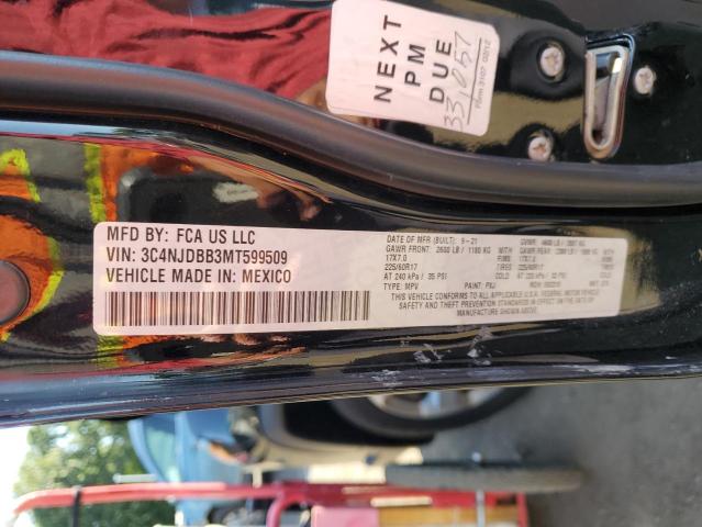 VIN 3C4NJDBB3MT599509 2021 Jeep Compass, Latitude no.13