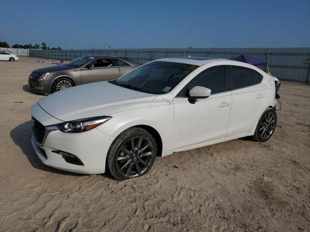 MAZDA 3 TOURING 2018 white  gas 3MZBN1V36JM176954 photo #1