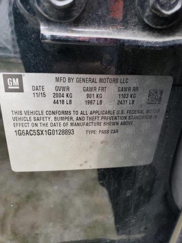 2016 CADILLAC ATS PERFOR - 1G6AC5SX1G0128893
