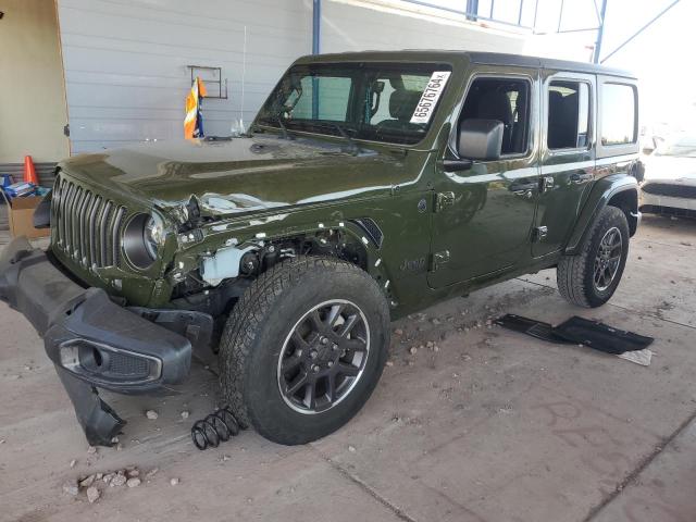 JEEP WRANGLER U 2021 green  gas 1C4HJXDG9MW636919 photo #1