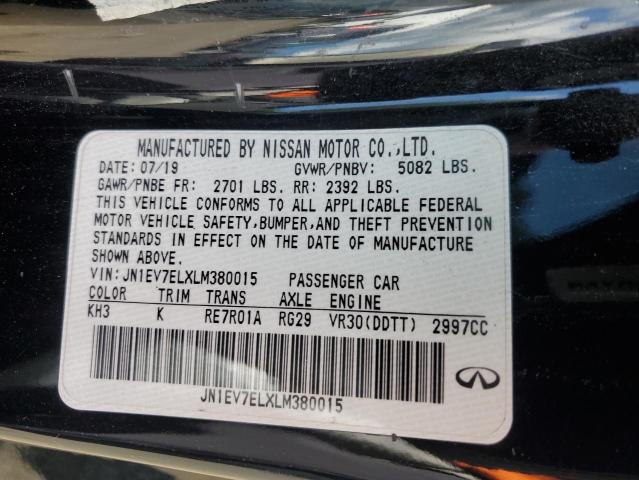 2020 INFINITI Q60 PURE - JN1EV7ELXLM380015