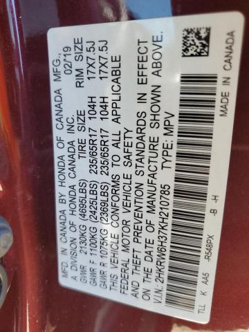 2019 HONDA CR-V LX - 2HKRW6H37KH210785