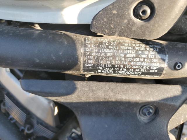 2022 KAWASAKI EN650 L JKAENEL13NDA00323