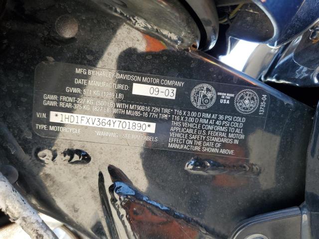 2004 HARLEY-DAVIDSON FLHRS ROAD 1HD1FXV364Y701890