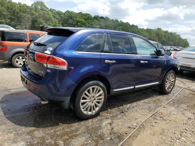 LINCOLN MKX 2011 blue  gas 2LMDJ6JK0BBJ12753 photo #4