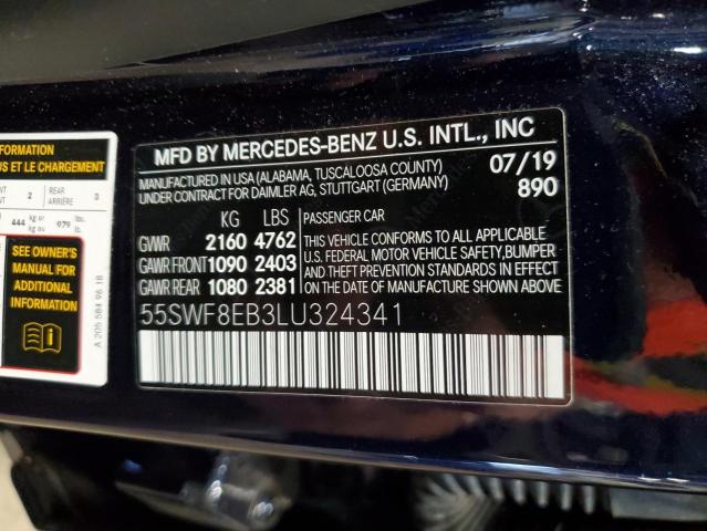 VIN 55SWF8EB3LU324341 2020 Mercedes-Benz C-Class, 3... no.13