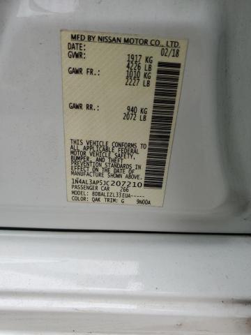 2018 NISSAN ALTIMA 2.5 - 1N4AL3AP5JC207210