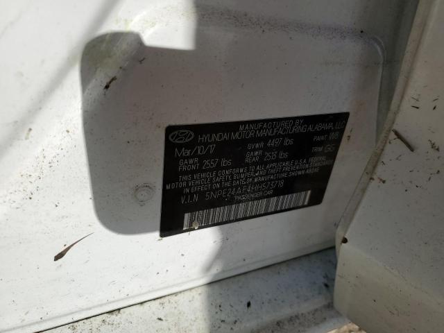 2017 HYUNDAI SONATA SE - 5NPE24AF4HH573718