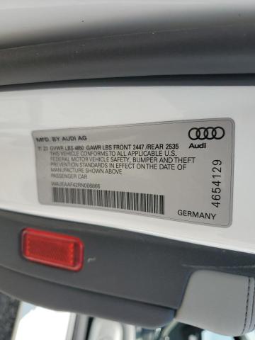 VIN WAUEAAF42RN006866 2024 Audi A4, Premium Plus 45 no.12