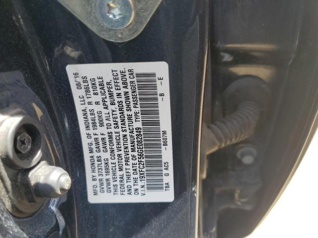 2016 HONDA CIVIC LX - 19XFC2F56GE082849