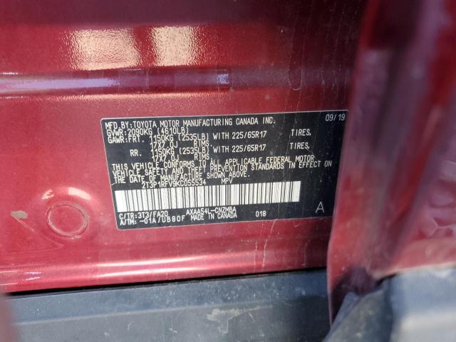 2019 TOYOTA RAV4 XLE - 2T3P1RFV9KC055534
