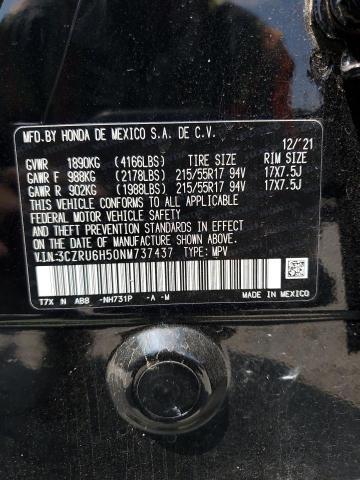 2022 HONDA HR-V EX - 3CZRU6H50NM737437