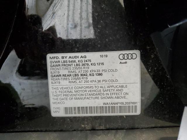 VIN WA1ANAFY0L2037691 2020 Audi Q5, Premium no.14