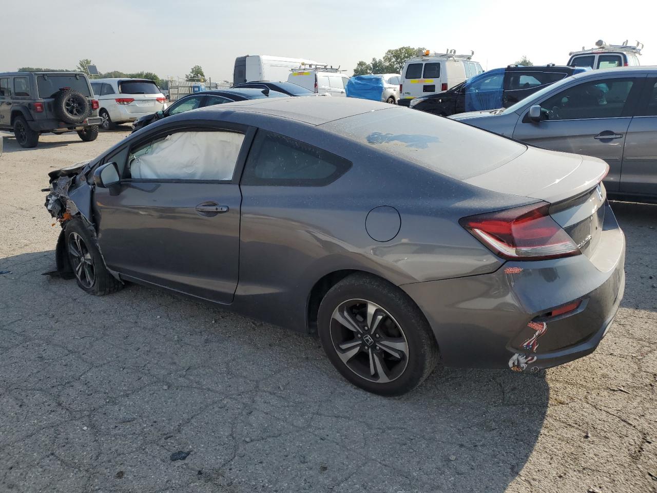 Lot #3024382555 2014 HONDA CIVIC EX