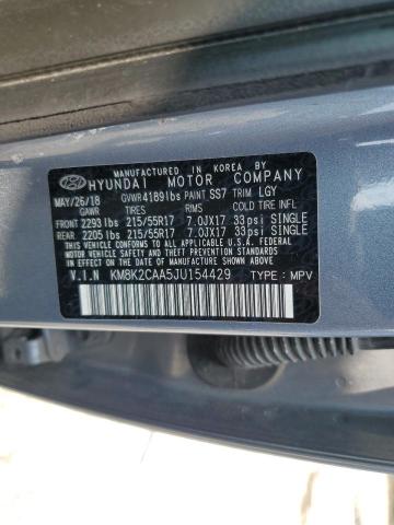 2018 HYUNDAI KONA SEL - KM8K2CAA5JU154429