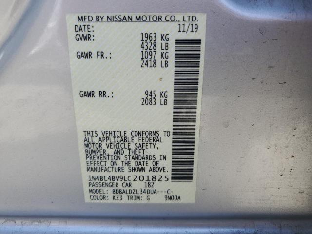 2020 NISSAN ALTIMA S - 1N4BL4BV9LC201825
