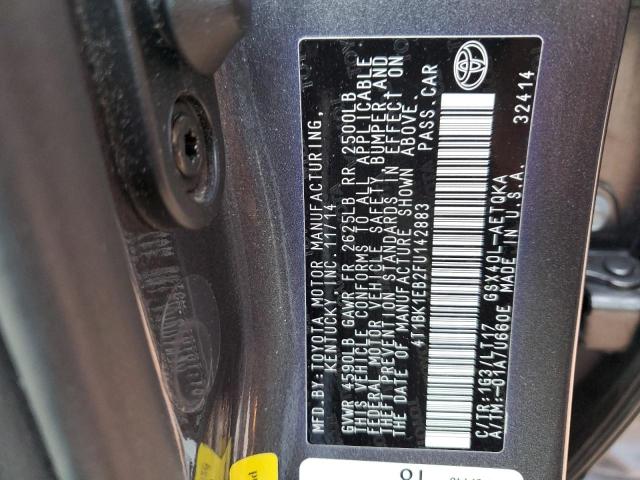 2015 TOYOTA AVALON XLE - 4T1BK1EB2FU142883