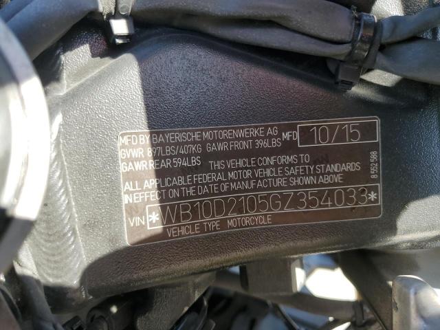 2016 BMW S1000 RR - WB10D2105GZ354033