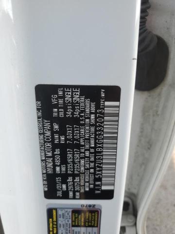 2016 HYUNDAI SANTA FE S - 5XYZU3LBXGG332073