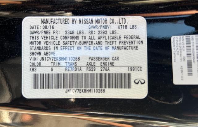 2017 INFINITI Q60 BASE JN1CV7EK8HM110268