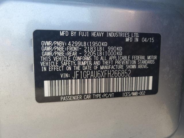 2015 SUBARU IMPREZA SP - JF1GPAU6XFH266852