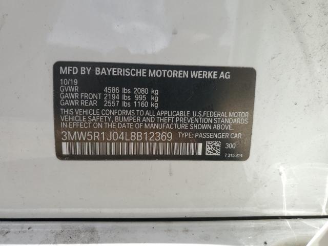 VIN 3MW5R1J04L8B12369 2020 BMW 3 Series, 330I no.12