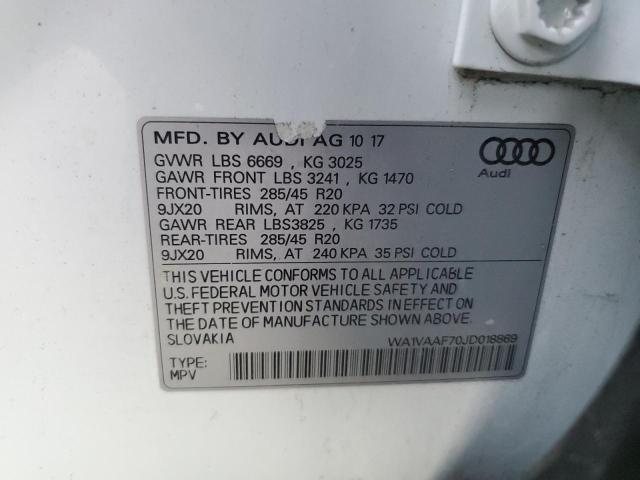 2018 AUDI Q7 PRESTIG - WA1VAAF70JD018869