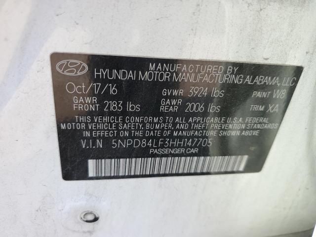 2017 HYUNDAI ELANTRA SE - 5NPD84LF3HH147705