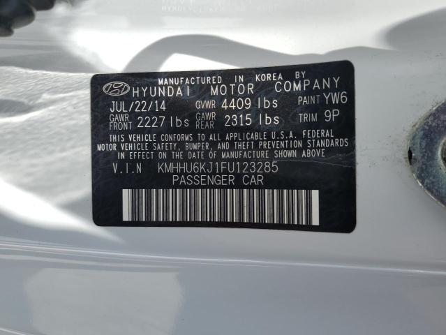 2015 HYUNDAI GENESIS CO - KMHHU6KJ1FU123285