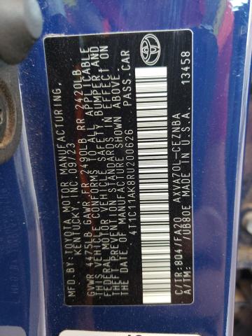 VIN 4T1C11AK8RU200626 2024 Toyota Camry, LE no.12