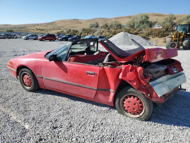 MERCURY CAPRI 1991 red converti gas 6MPCT01Z3M8615367 photo #3