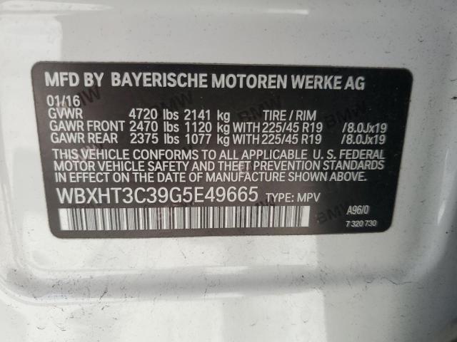 VIN WBXHT3C39G5E49665 2016 BMW X1, Xdrive28I no.14